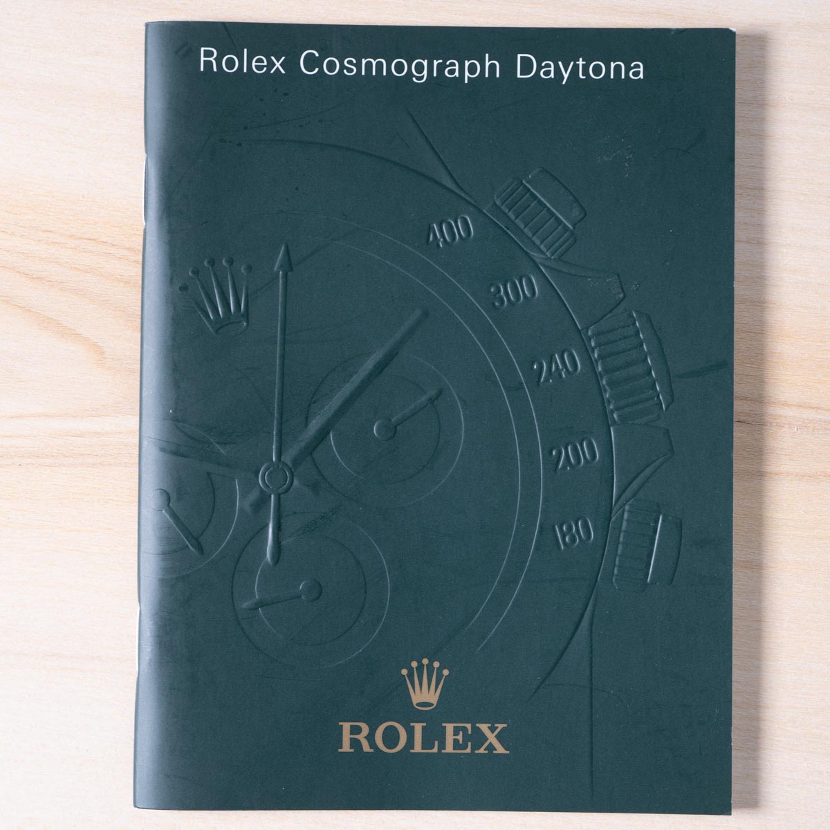 Original Rolex COSMOGRAPH DAYTONA booklet in ENGLISH LANGUAGE.