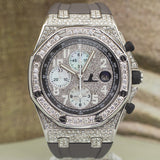 Audemars Piguet Royal Oak Offshore Chronograph Aftermarket Diamond Paved