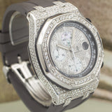 Audemars Piguet Royal Oak Offshore Chronograph Aftermarket Diamond Paved