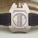 Spaceone Jumping Hour in Titanium