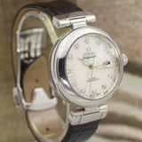Omega De Ville Ladymatic 34mm Mother of Pearl Diamond Dial