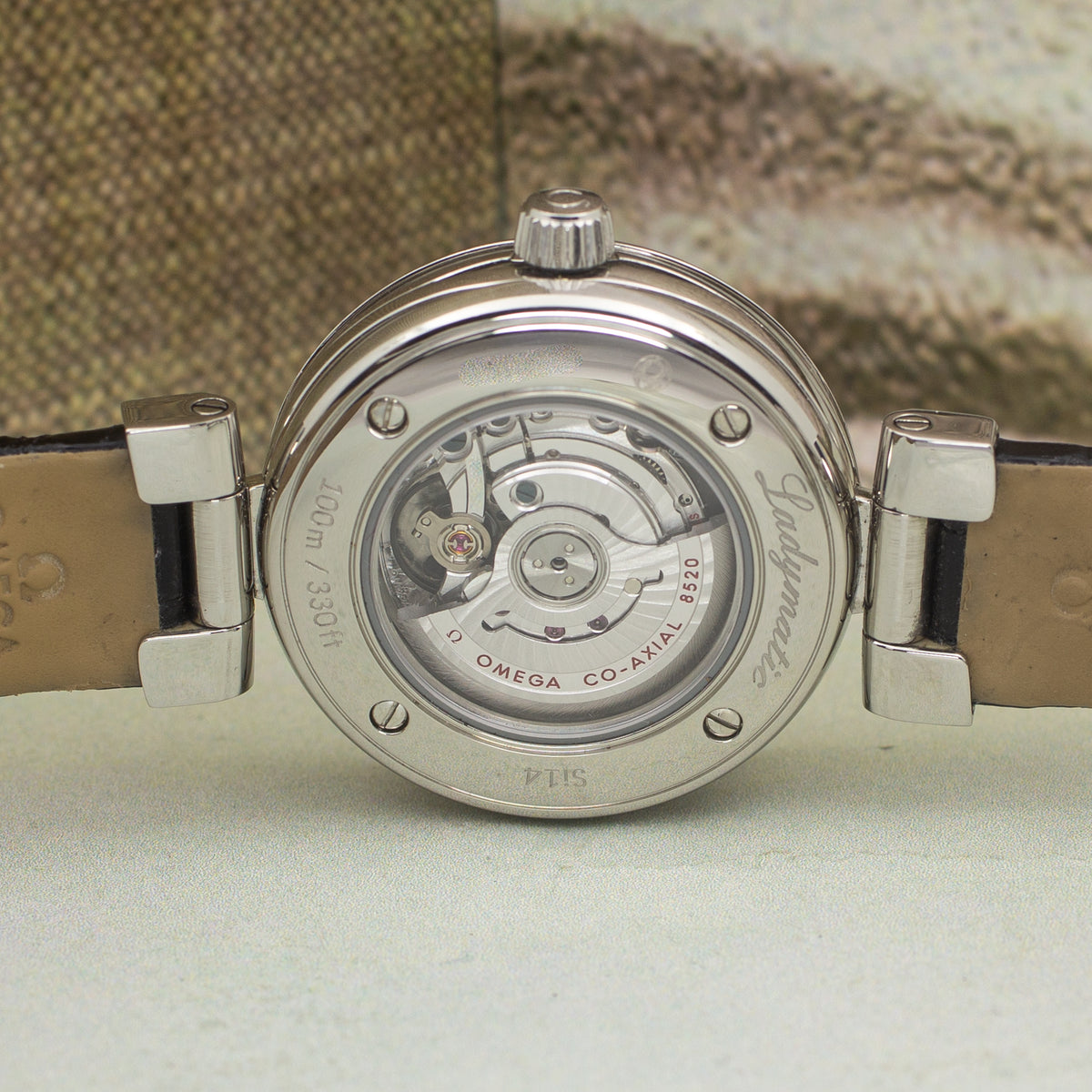 Omega De Ville Ladymatic 34mm Mother of Pearl Diamond Dial