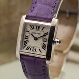 Cartier Tank Francaise Small in 18K White Gold