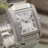 Cartier Tank Française Large in Stainless Steel