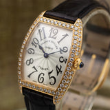 Franck Muller Cintrée Curvex in 18K Rose Gold & Diamonds
