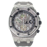 Audemars Piguet Royal Oak Offshore Chronograph Aftermarket Diamond Paved