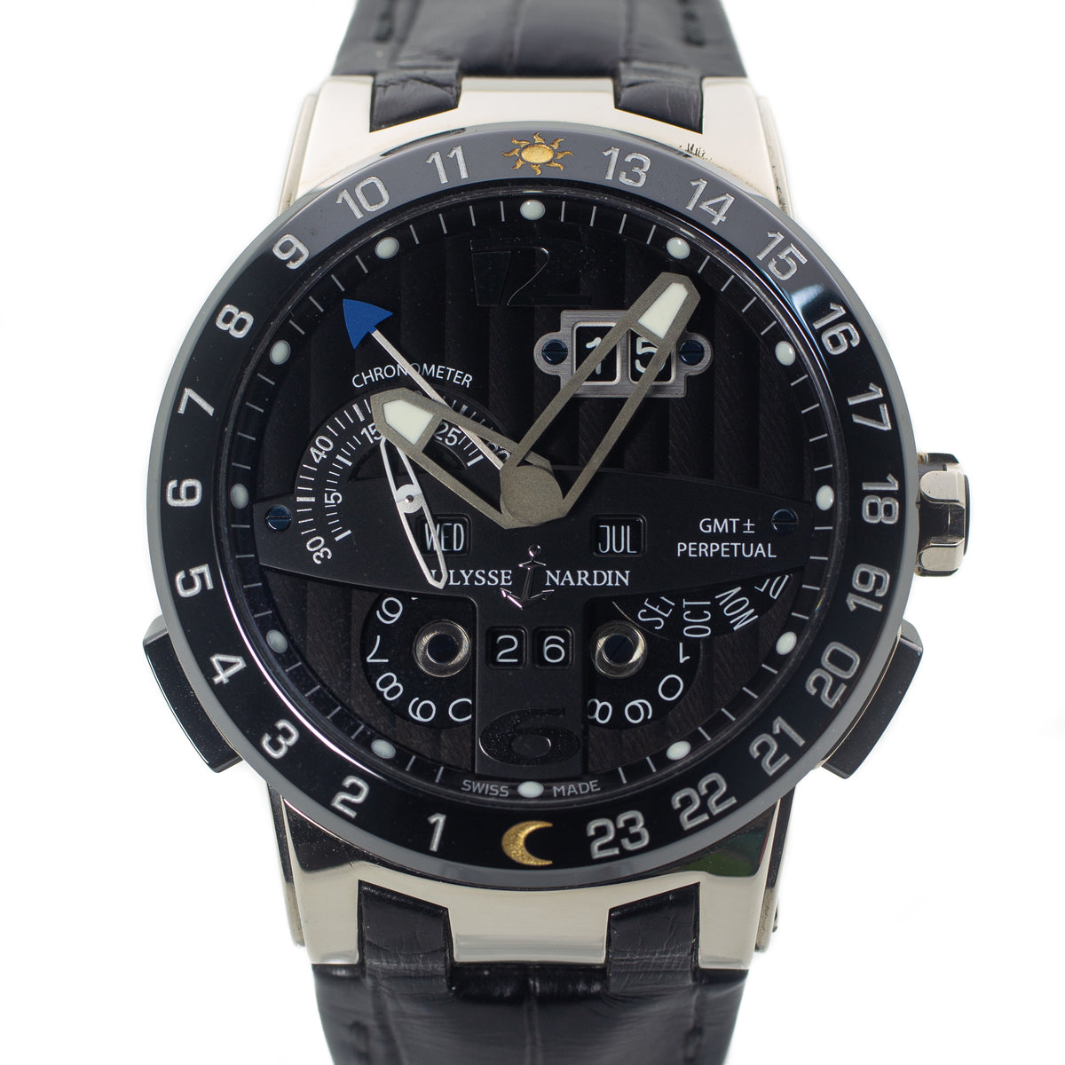 Ulysse Nardin El Toro Perpetual “Black Toro” in 18K White Gold