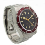Tudor Heritage Black Bay Burgundy "Rose Logo"