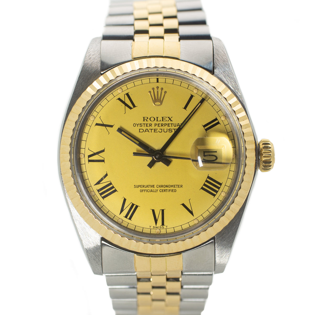 Rolex Datejust 36mm in Yellow Gold & Steel (1985)