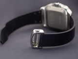 Cartier Santos de Cartier Chronograph Extra Large in ADLC & Steel