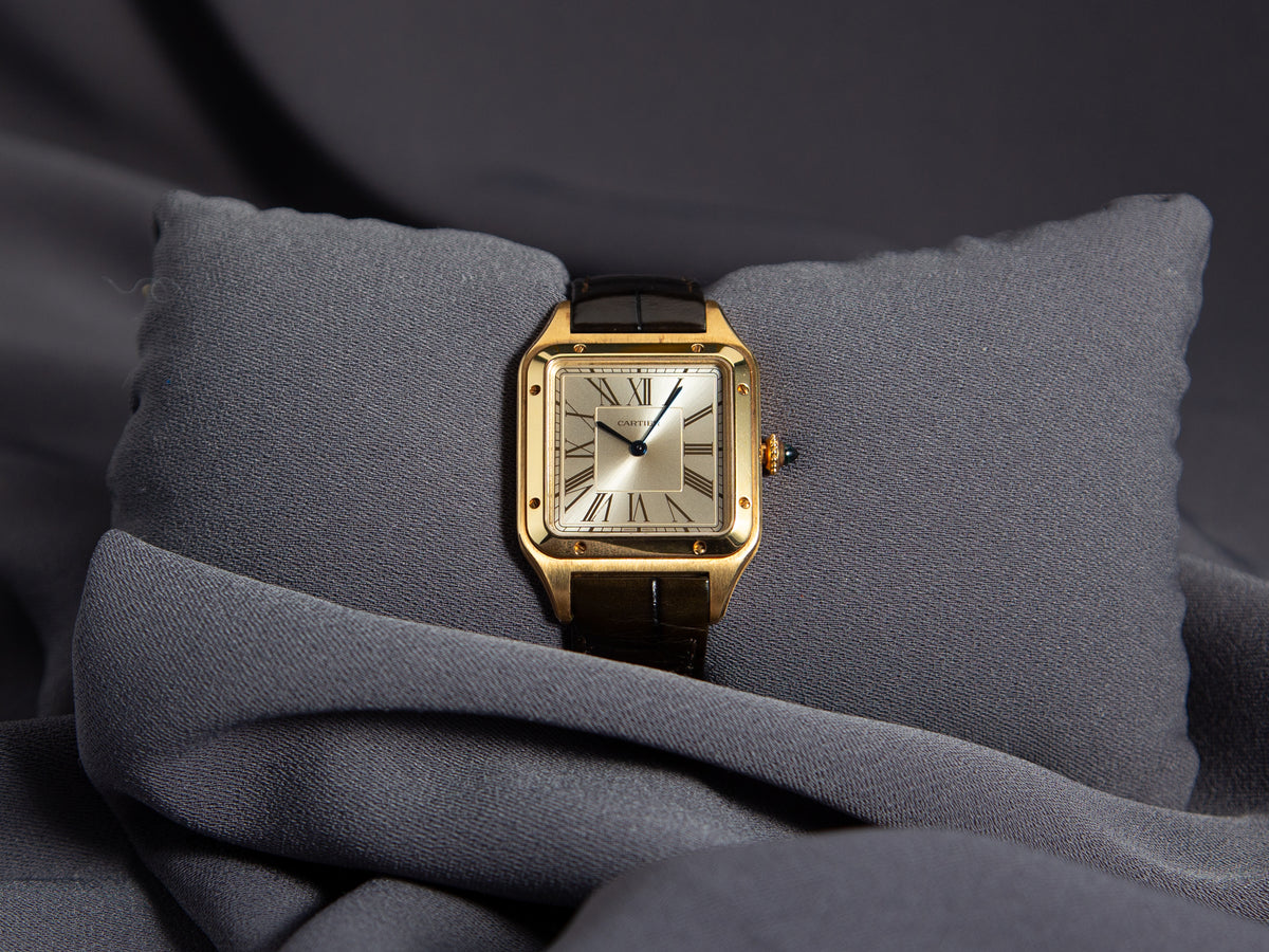 Cartier Santos Dumont Large in Yellow Gold “La Baladeuse” Limited Edition