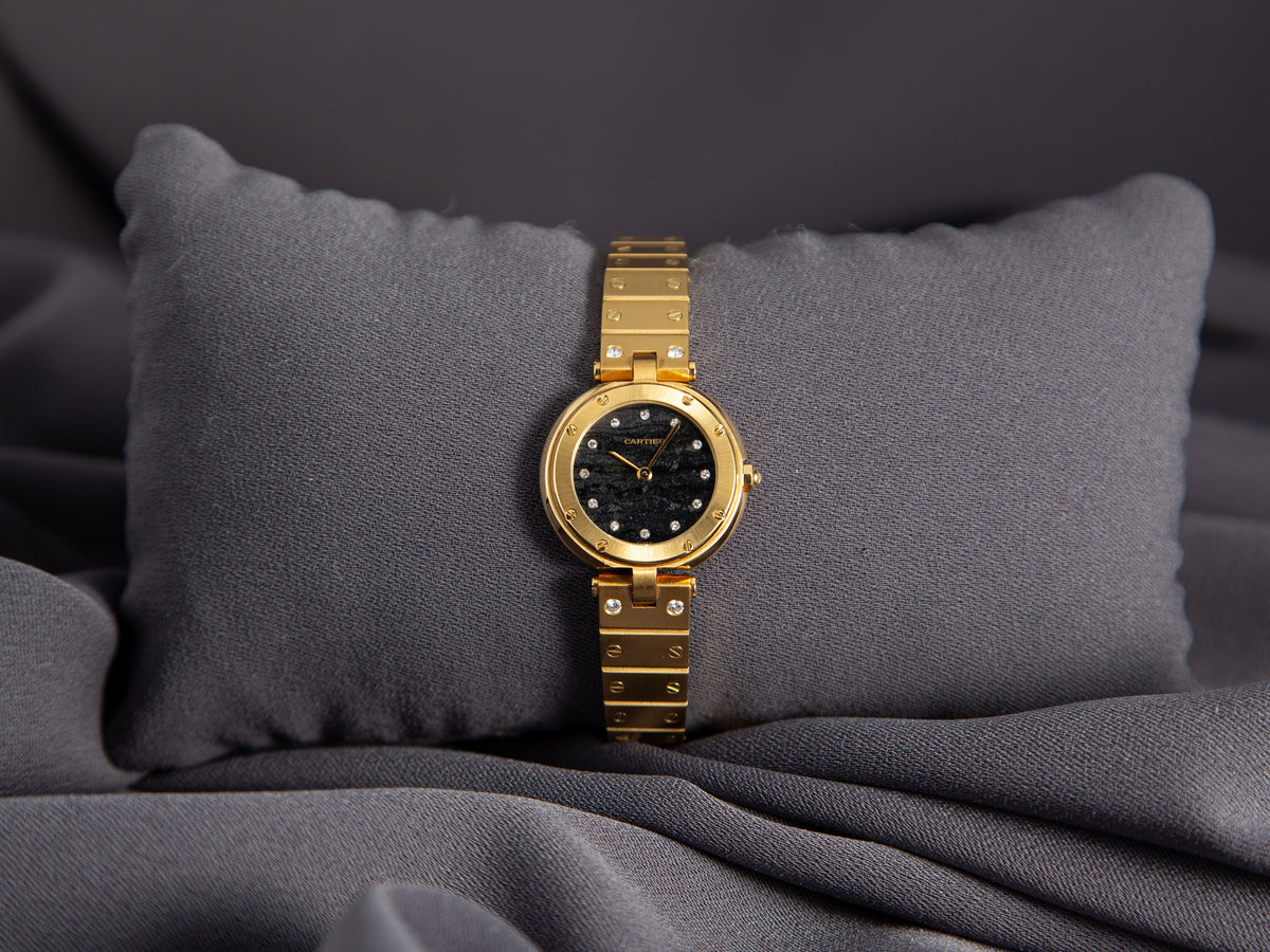 Cartier Santos Ronde Vendome 32 Quartz in Yellow Gold