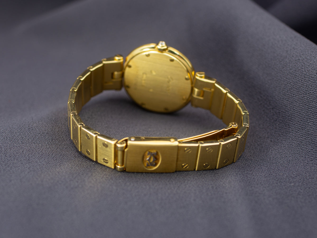 Cartier Santos Ronde Vendome 32 Quartz in Yellow Gold