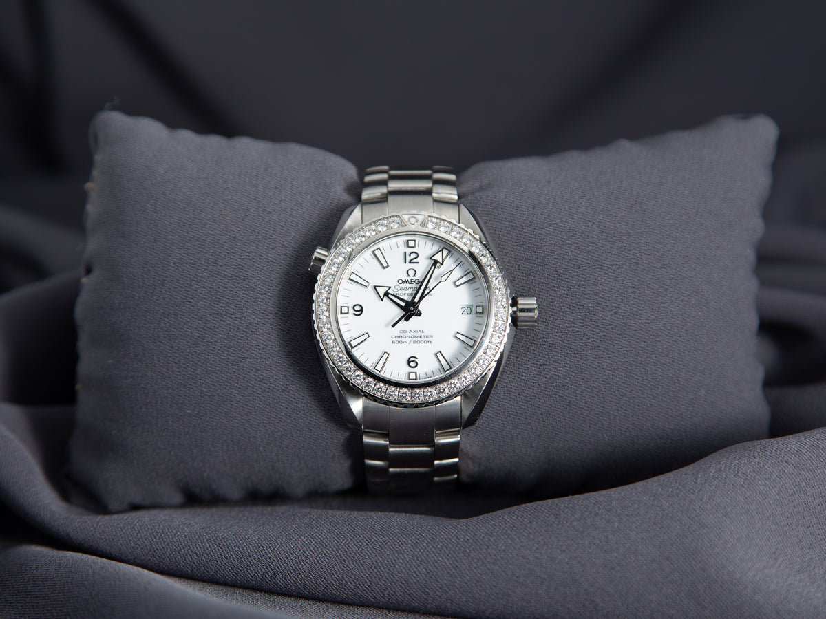 Omega Seamaster Planet Ocean 600M 42mm with Factory Diamond Bezel