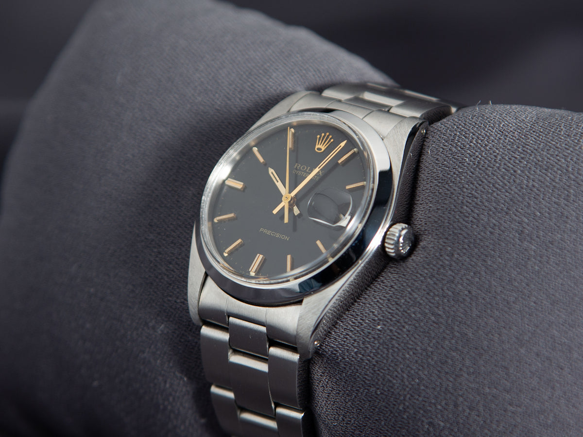 Rolex OysterDate Precision 6694 Black Dial (C.1982)