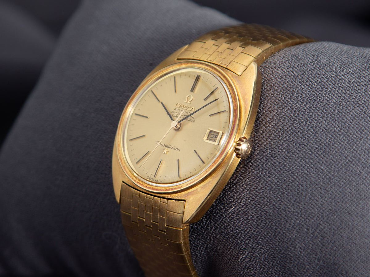 Omega Vintage Constellation 34.5mm in Yellow Gold