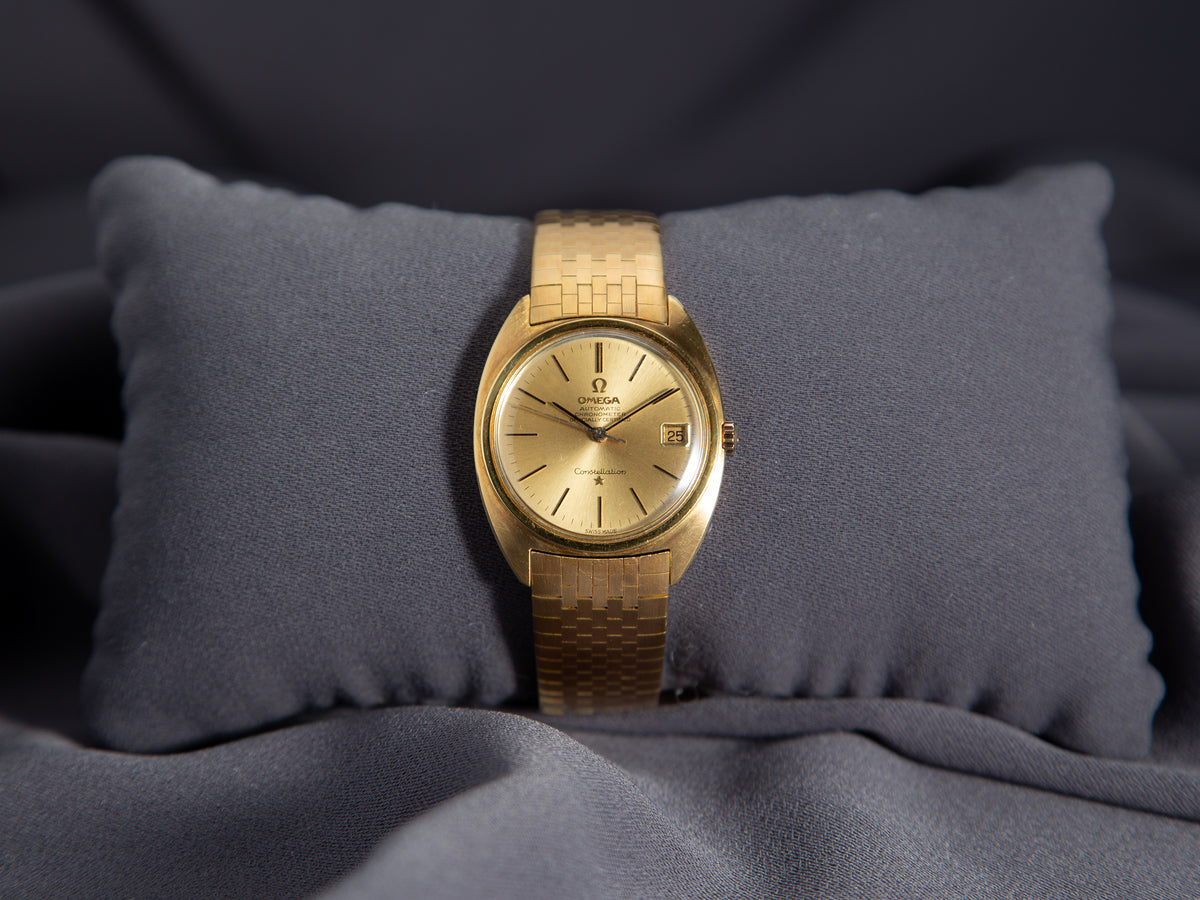 Omega Vintage Constellation 34.5mm in Yellow Gold