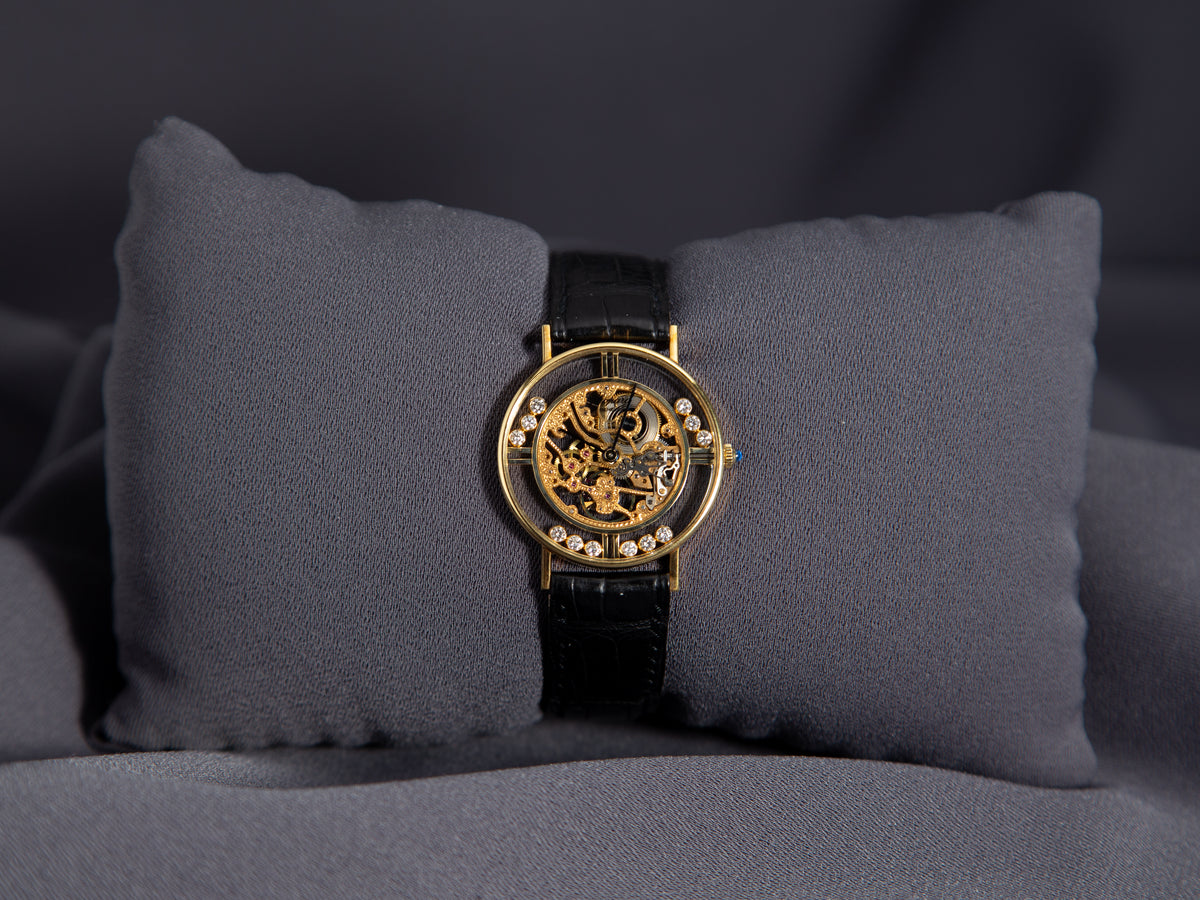 Chopard L.U.C Happy Diamonds Skeleton in Yellow Gold