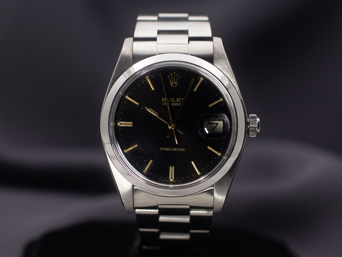 Rolex OysterDate Precision 6694 Black Dial (C.1982)