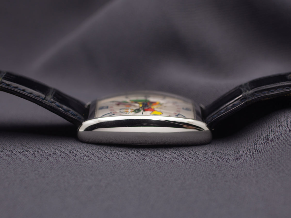 Franck Muller Cintree Curvex Prototype World Wide in Platinum
