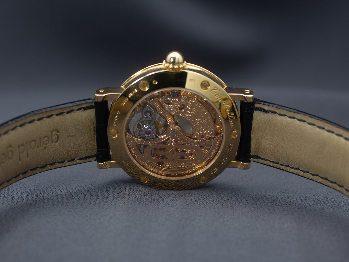 Gerald Genta Arena Tourbillon in Yellow Gold
