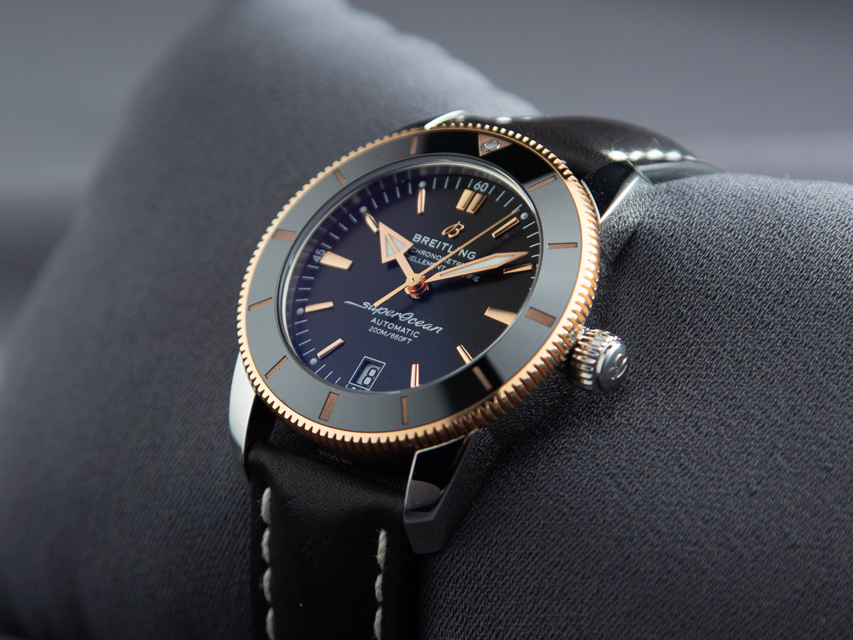 Breitling Superocean Heritage B20 Automatic 42 in Red Gold & Steel
