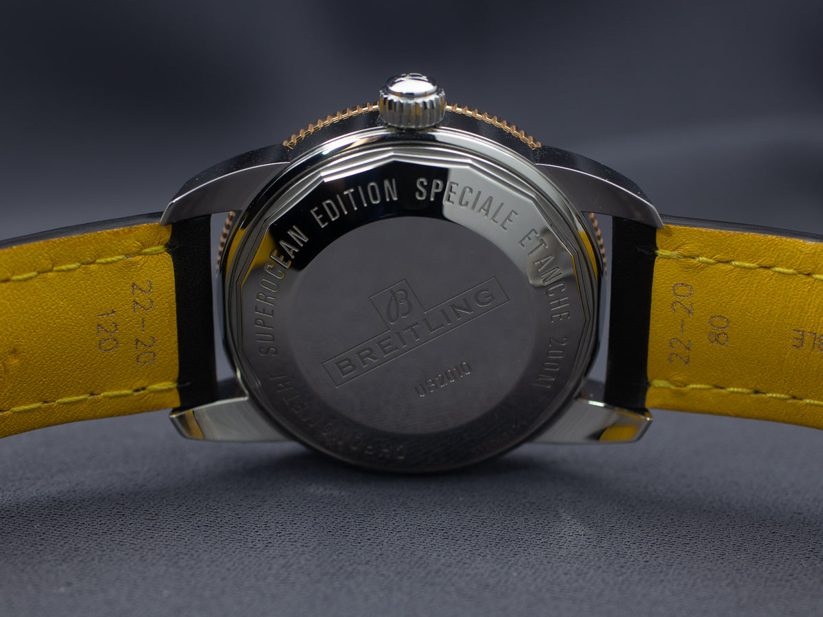 Breitling Superocean Heritage B20 Automatic 42 in Red Gold & Steel