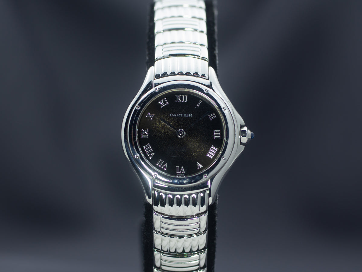 Cartier Cougar Godron Small Quartz in Steel