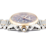 Mont Blanc Timewalker Chronograph Two Tone Red / Anthracite in Steel