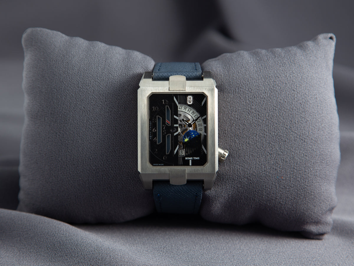 Harry Winston Avenue Dual Time Automatic in Zalium