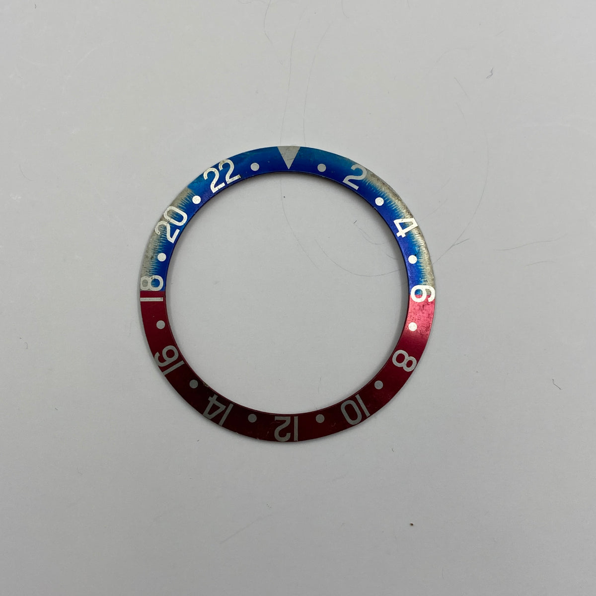 Authentic Rolex Aluminium 'Pepsi' Red/Blue Bezel Insert