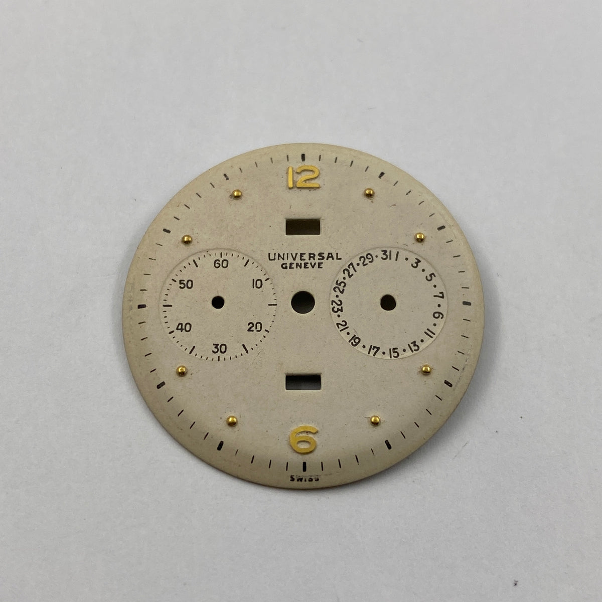 Authentic Universal Geneve White Dial
