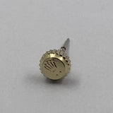 Authentic Rolex 18K White Gold Crown & Stem