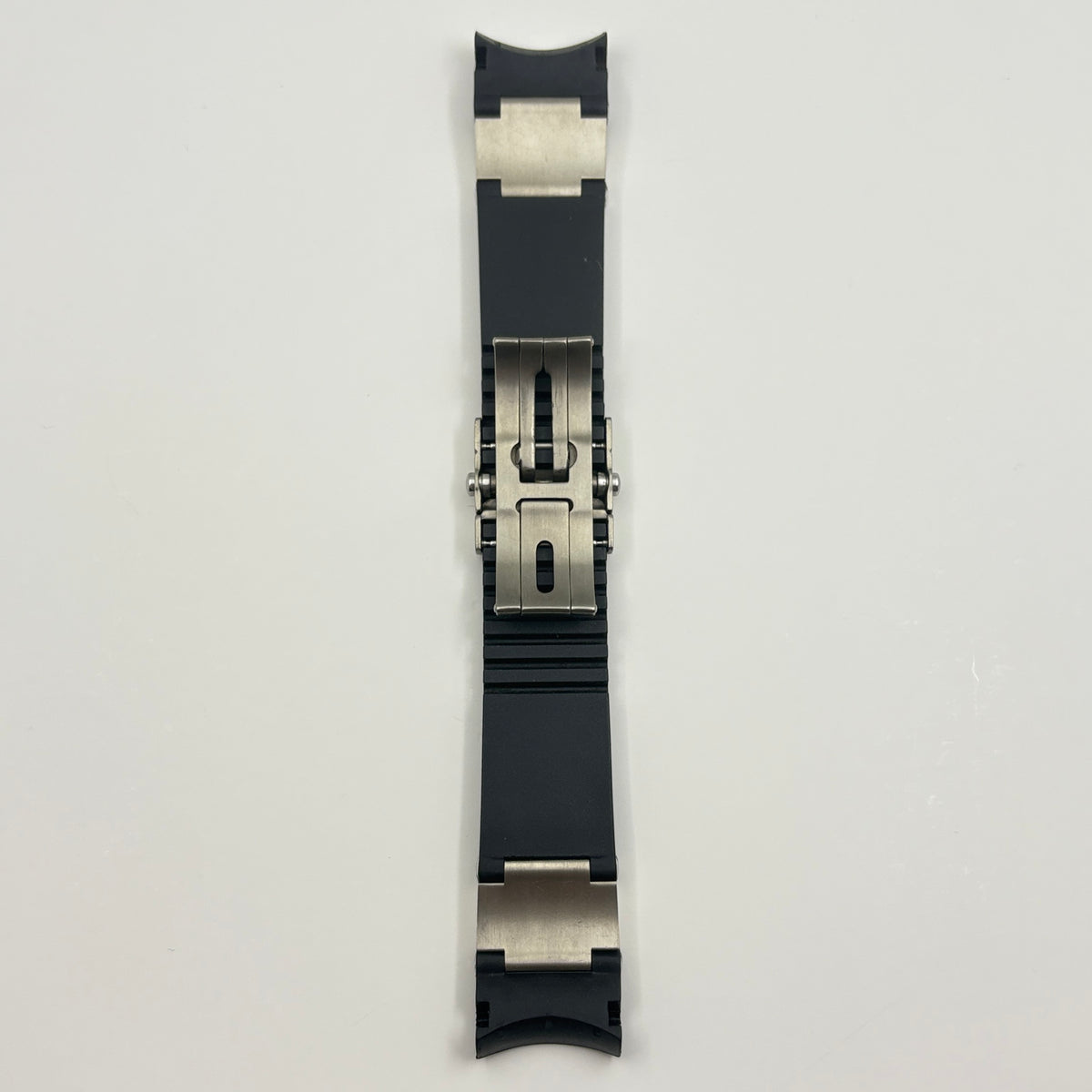 Authentic Ulysse Nardin Rubber Strap With Titanium Folding Clasp