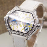 deLaCour City 2 Dual-Time Steel Diamonds Quartz Limited Edition