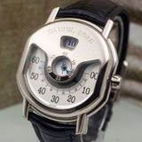 Daniel Roth Academic Ellipsocurvex Papillon Jumping Hour in 18k White Gold