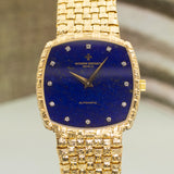 Vacheron Constantin Historique Vintage Gold w/Lapis Lazuli Dial