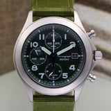 Seiko Military Chrono Quartz