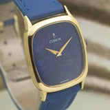 Corum " Lapis Dial" in 18K Yellow Gold