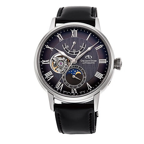 Orient Star Mechanical Classic Moonphase Black Martin Luxury