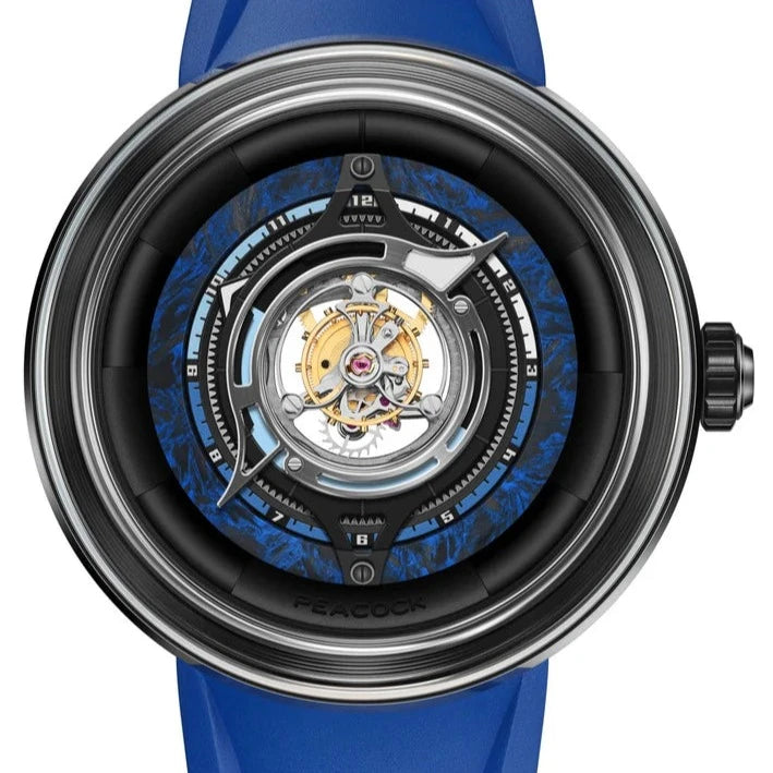 Peacock Tourbillon Black Hole