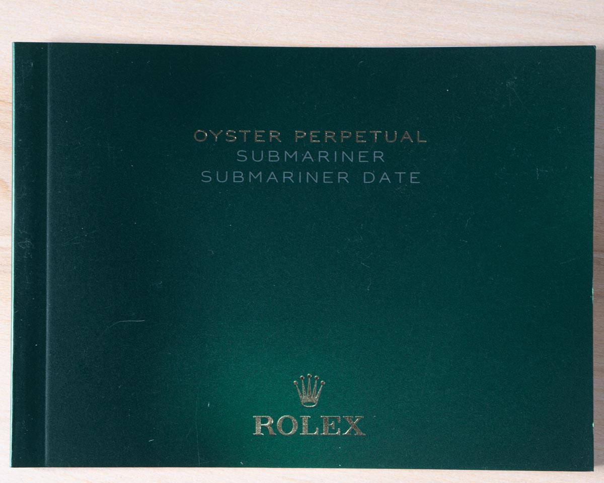 Original Rolex Oyster Perpetual SUBMARINER DATE in ENGLISH LANGUAGE ...