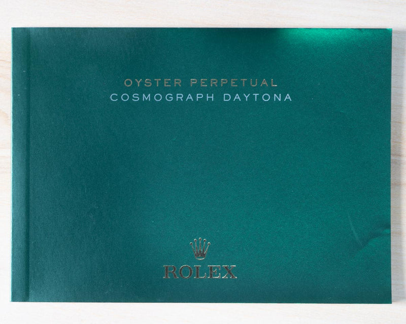Original Rolex COSMOGRAPH DAYTONA booklet in ENGLISH LANGUAGE.