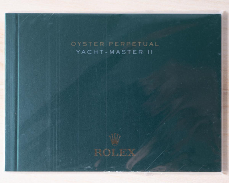 Original Rolex YACHT-MASTER II booklet in ENGLISH LANGUAGE.