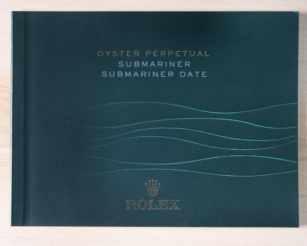 Original Rolex Oyster Perpetual SUBMARINER DATE booklet in ENGLISH LANGUAGE.