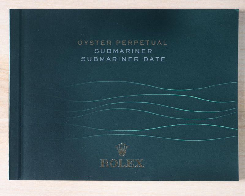 Original Rolex Oyster Perpetual SUBMARINER DATE booklet in ENGLISH LANGUAGE.