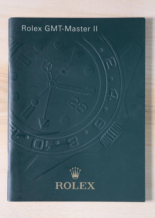 Original Rolex GMT-MASTER II in ENGLISH LANGUAGE.