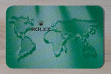 Original Rolex Calendar card for 2001 - 2002.