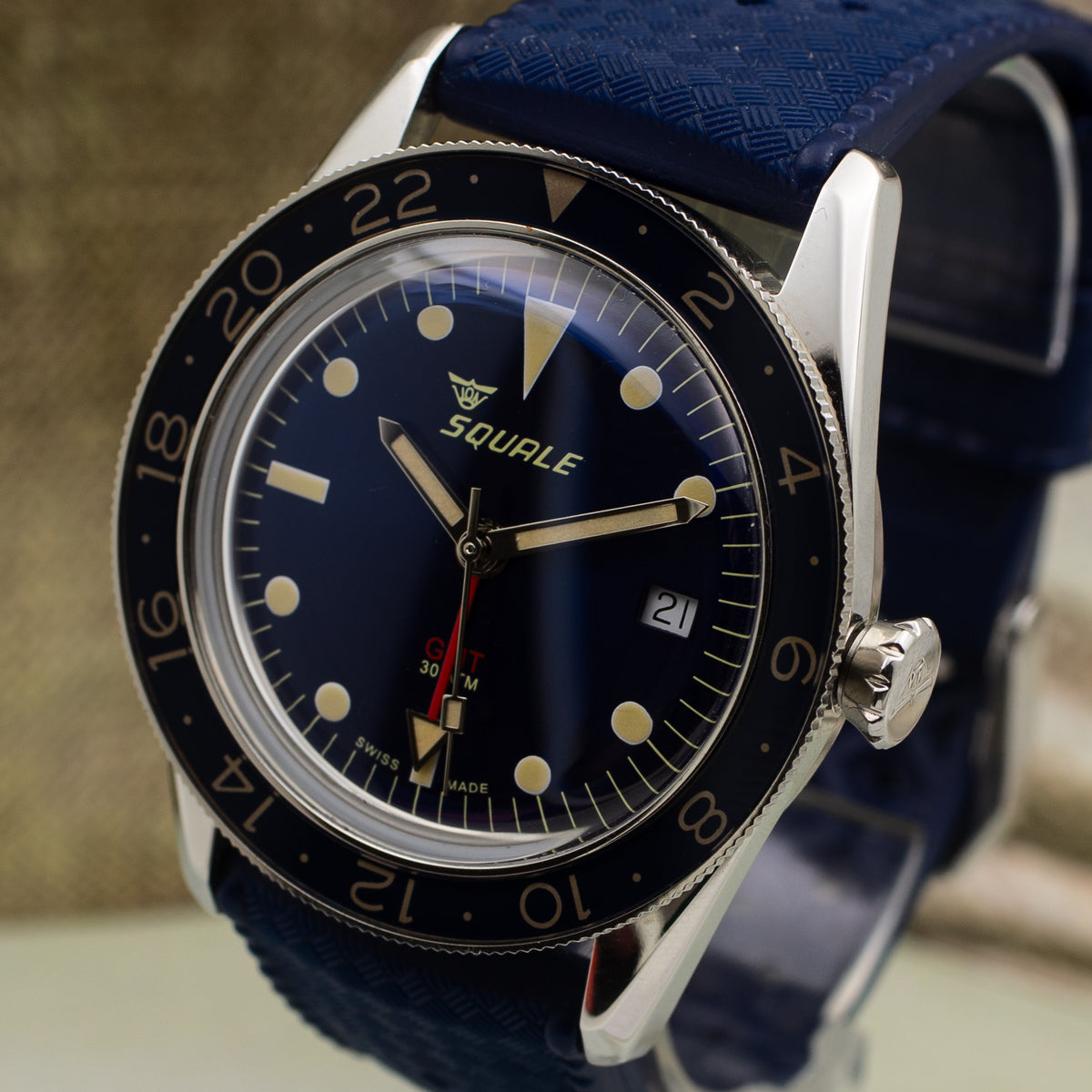 Squale Sub-39 GMT Vintage Blue