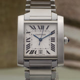 Cartier Tank Française Large in Stainless Steel